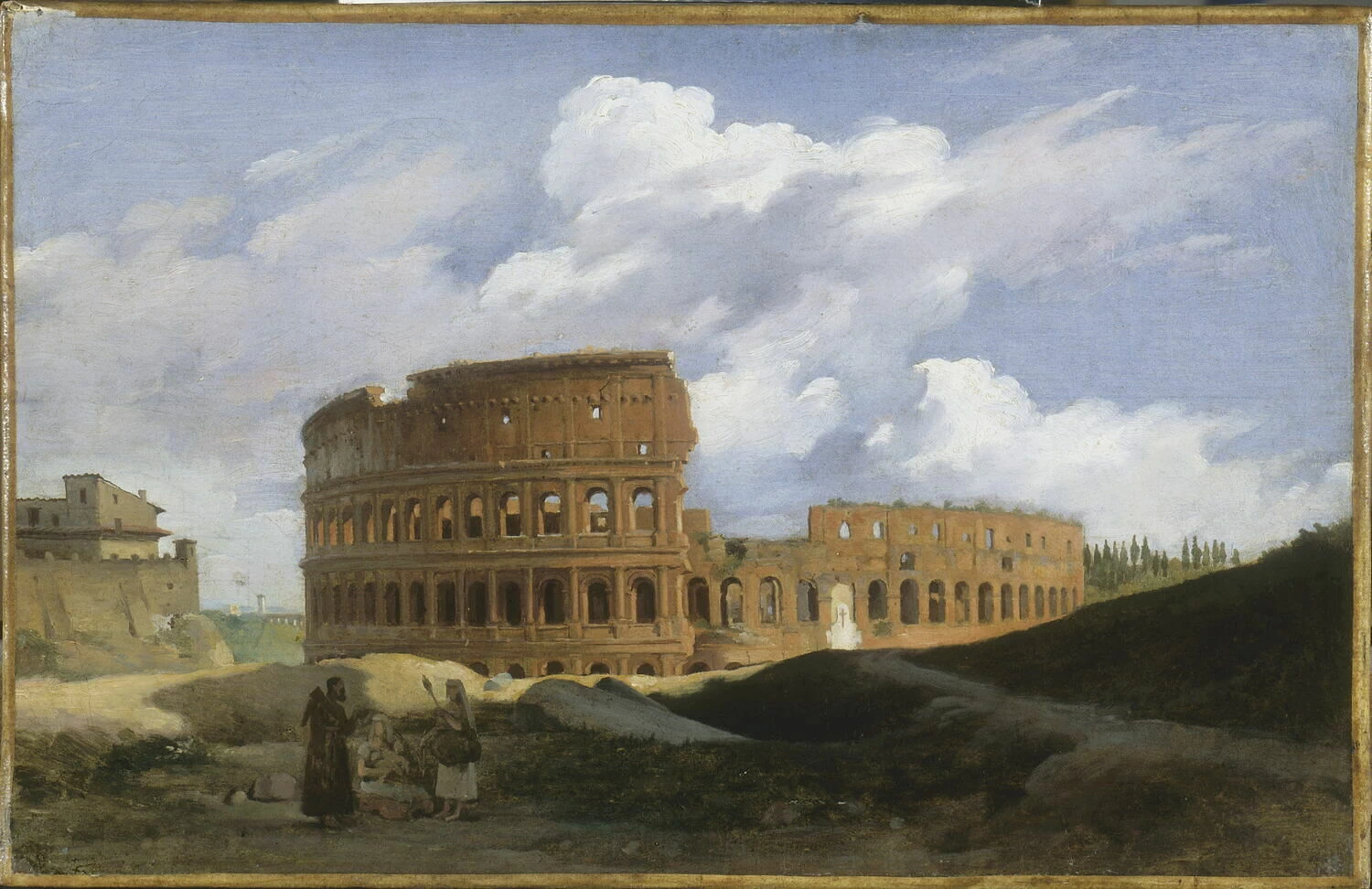Veduta del Colosseo a Roma - Louvre Collections